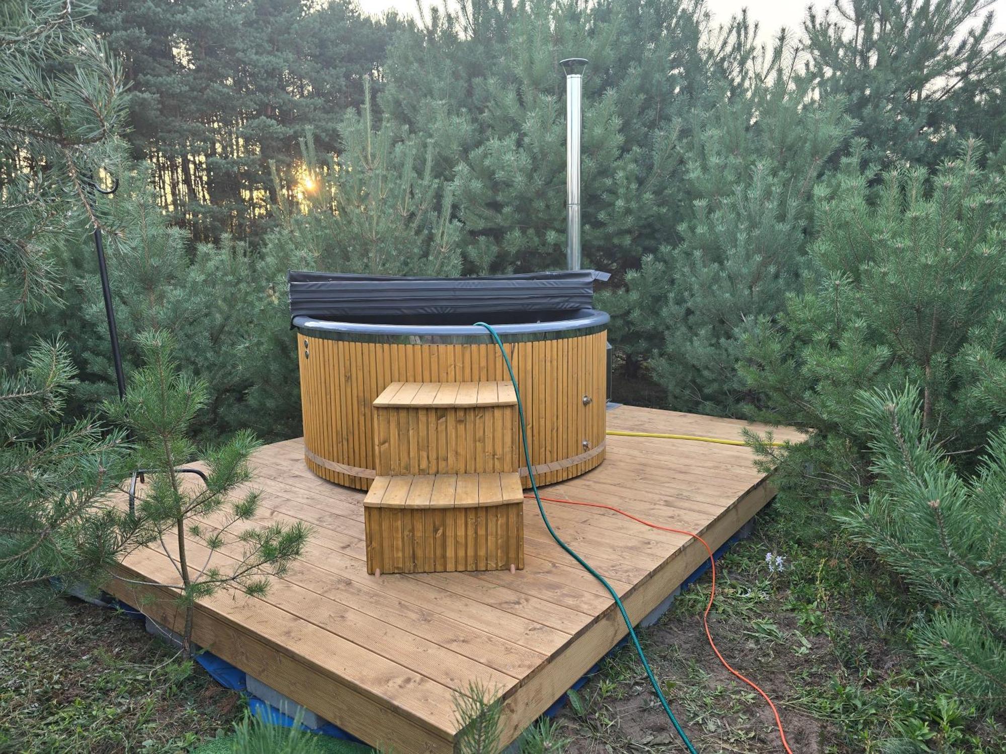 Oaza Swiety Spokoj - Domek Z Balia I Jacuzzi Rzasnik Eksteriør bilde